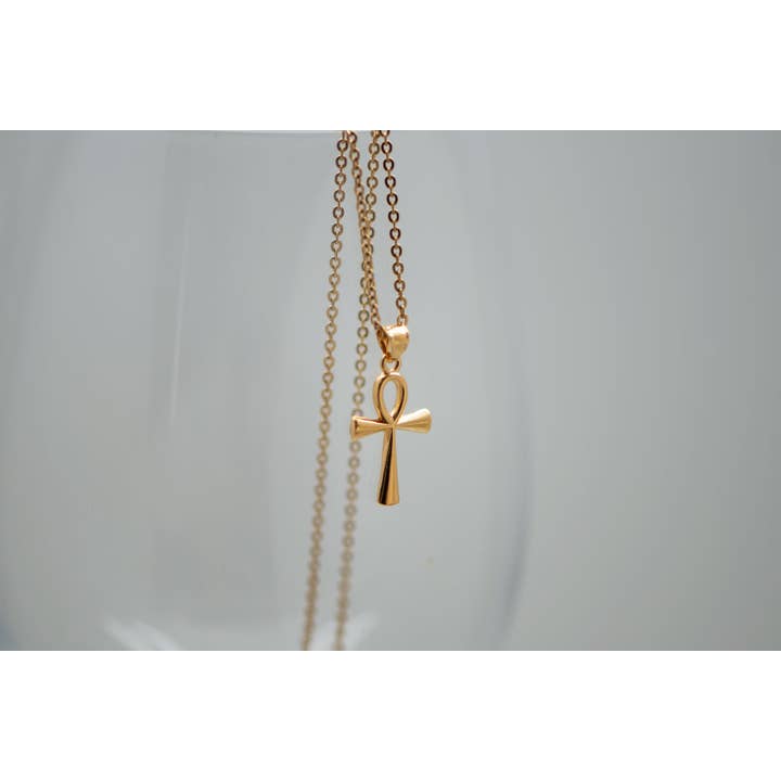 TALISMAN JEWELLERY (D&Fidanverdi, S.L.) – wholesale Pendant/charm necklace – Ankh Cross Pendant Egypt 18k Gold Plated3