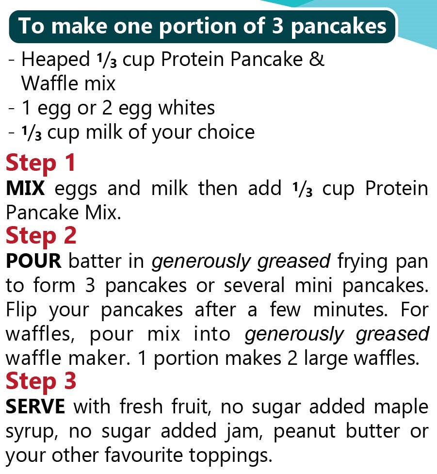 Hold The Carbs - Wholesale Pancake mix - Protein Pancake & Waffle Mix4