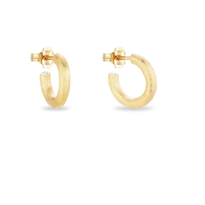 Aros de satén S - Oro para venta al por mayor de Patty Rose Jewellery