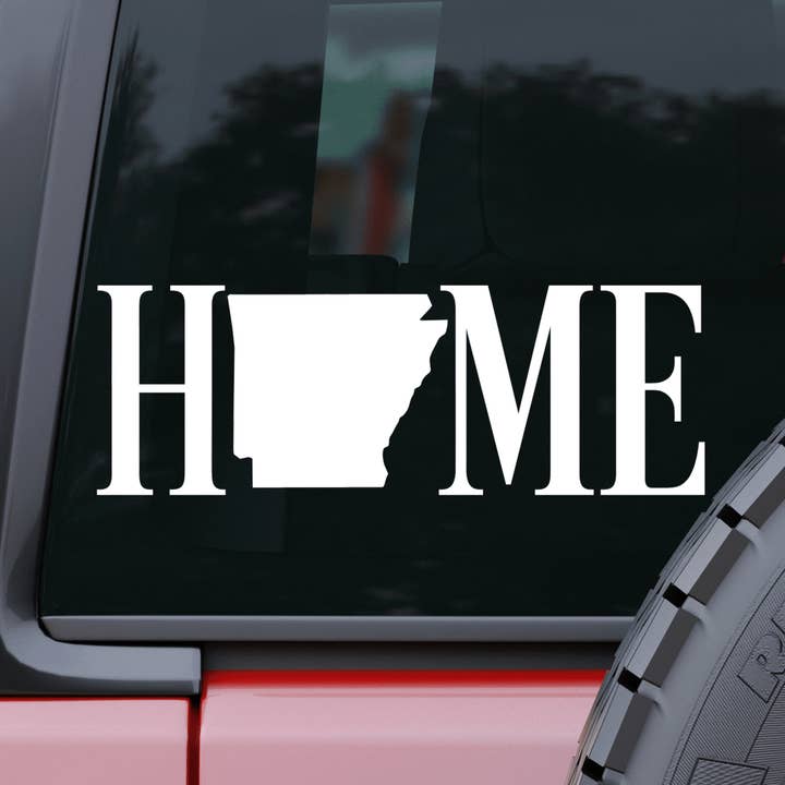 Arkansas Home Car and Laptop Decal for wholesale by AO Designs LLC