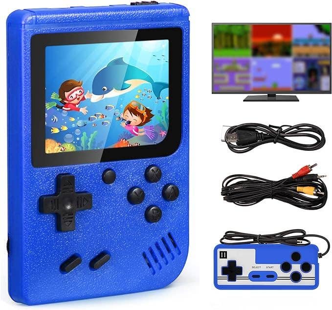 Infinite Basics - Wholesale Electronic Toy - Kids & Baby - 400-In-1 Handheld Game Console with 2 Player Controller & TV Connection10