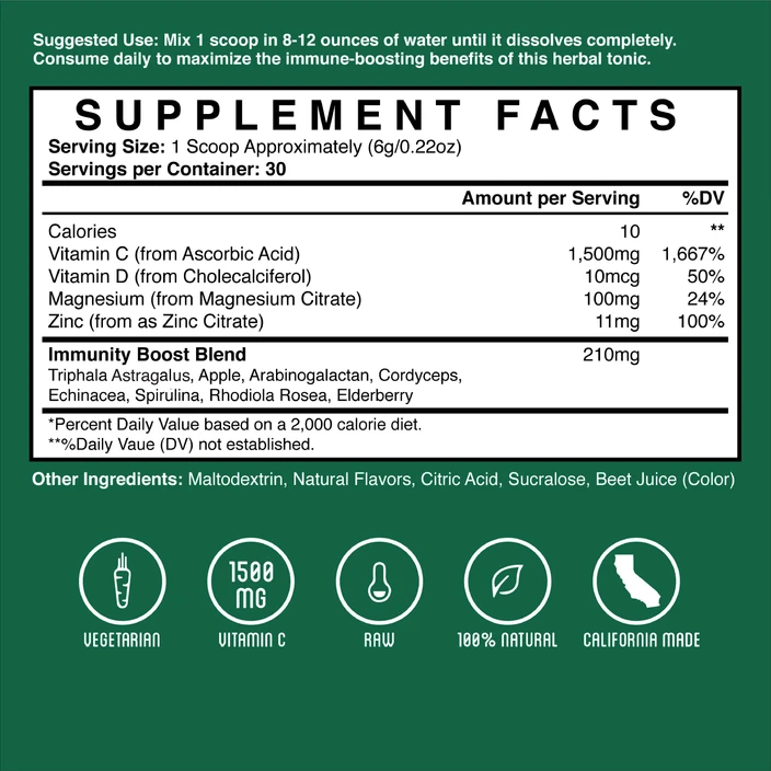 Baba's Remedies - Wholesale Powdered Health Drink - Baba's Remedies Immunity & Allergy Powder Mixed Berry2