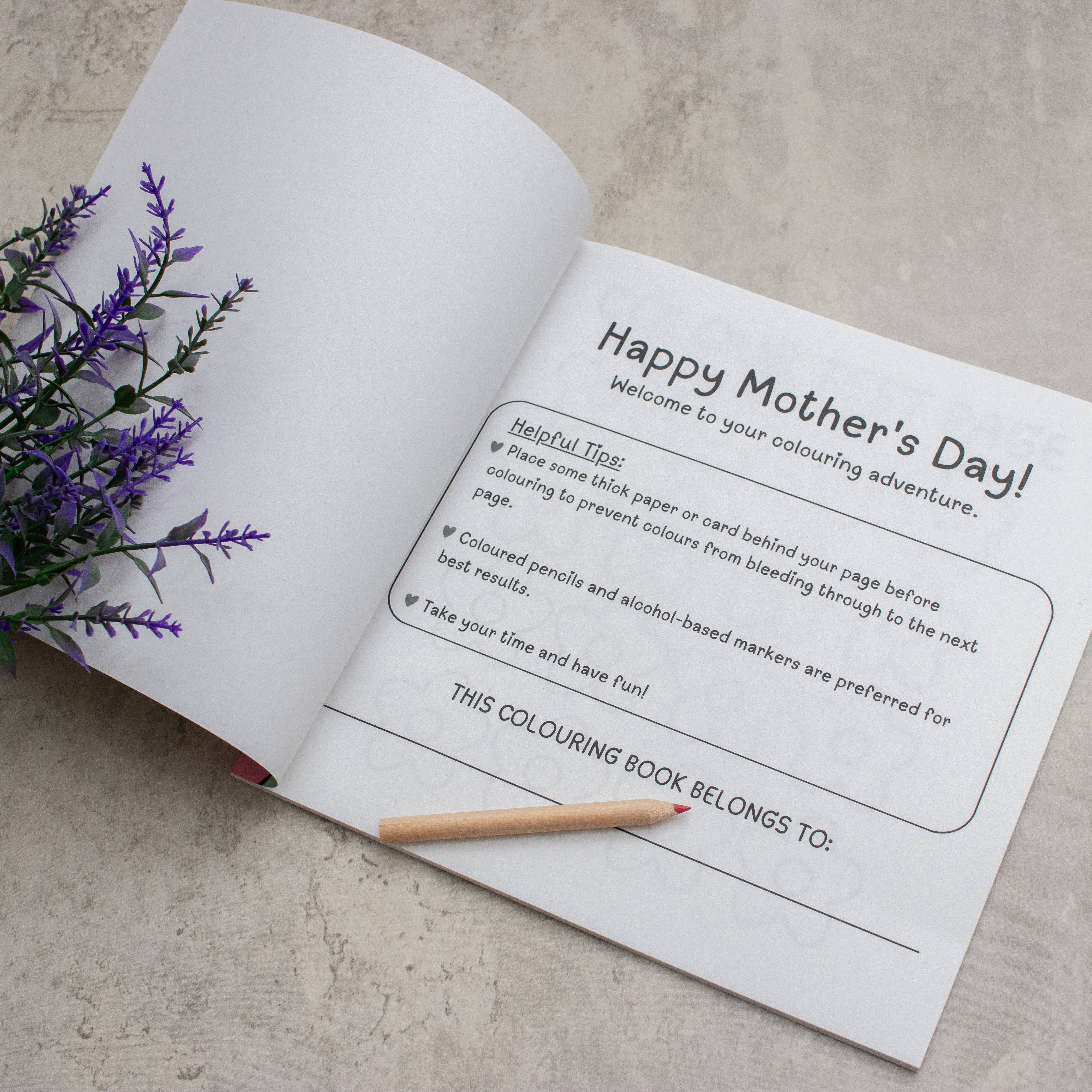 EMF Publishing – wholesale Colouring and activity book – adult – Mom's Day Off- A Mother's Day Colouring Book2