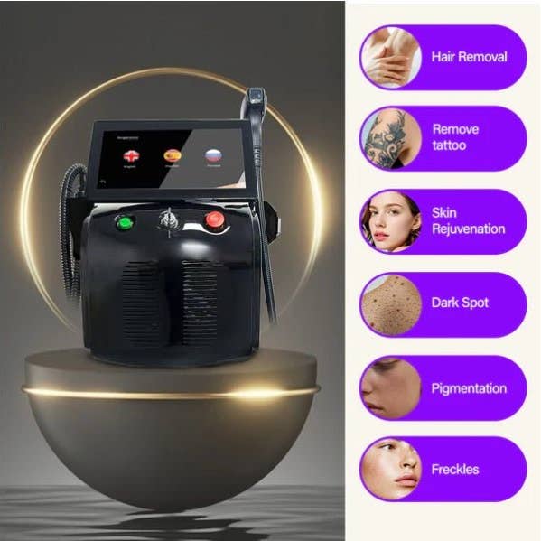 Cavitation Machines - Wholesale Electronic Skincare Device - Shape Tactics Soprano Ice Pro 4-in-1 Laser Hair & Skin System4