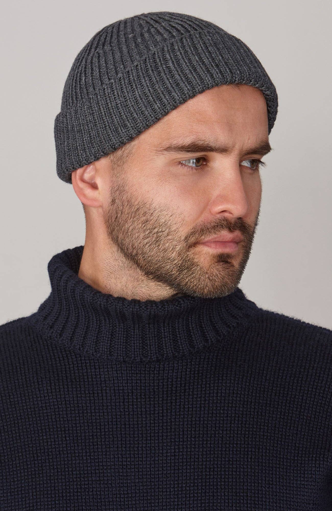 Paul James Knitwear - Wholesale Beanie - Men's - Heavyweight Extra Fine Merino Fisherman Beanie18