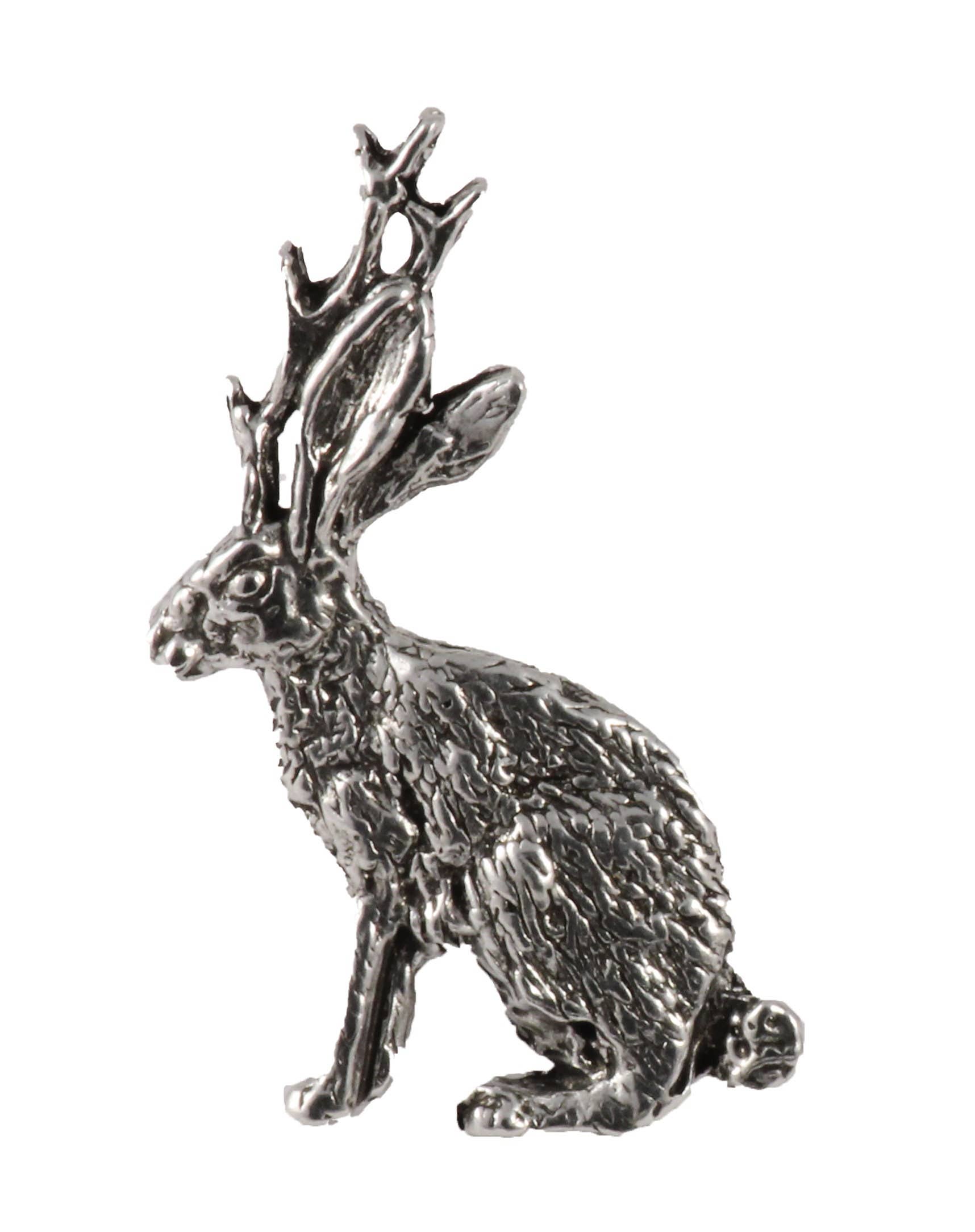 Creative Pewter Designs – wholesale Nål och knapp för kavajslag – Jackalope Tenn Lapel Pin eller Magnet M1941
