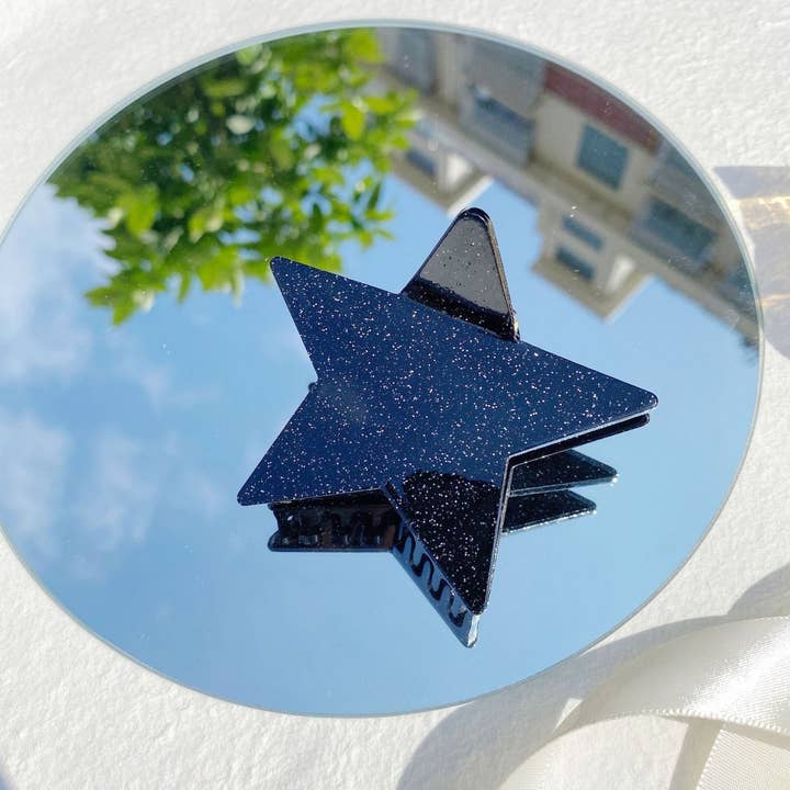 ACCITY - Wholesale Hair Clip - Women's - Y2K Star Hair Claw - Colorblock Dopamine Style_CWAHA05686