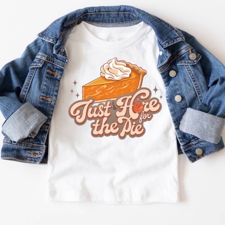 Solo aquí por el pastel Camiseta gráfica juvenil de otoño para venta al por mayor de Mama and Littles Apparel