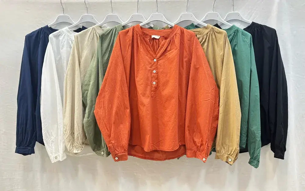 Mimi & Gogo – wholesale Blouse – Women’s – Tunisian Collar Cotton Blouse, @54601_BsColTunisien5