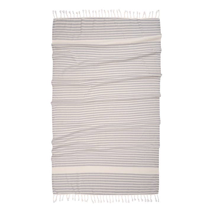 Kikoya - Vendita all'ingrosso Telo mare - Asciugamani da spiaggia turchi in cotone Midas 33x66 pollici a trama intrecciata per il bagno7