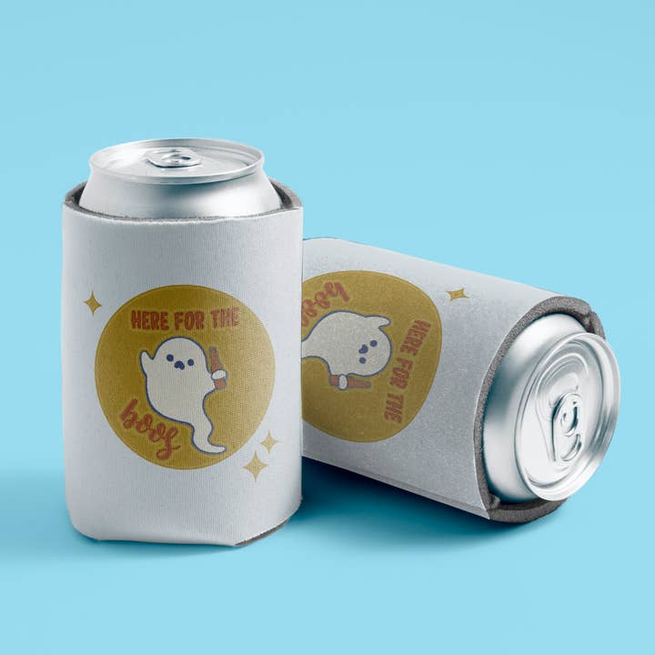 Cluster Funk Studio - Wholesale Drink Huggers & Koozies - Here for the Boos- Halloween Koozie
