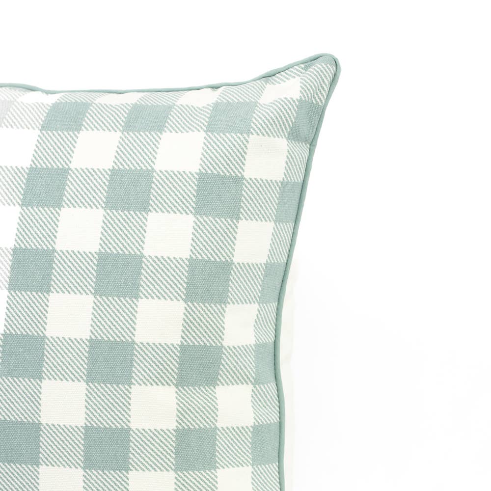 Devanie At Home (Formerly Adams & Co.) - Wholesale Throw/Decorative Pillow - 30282 - 17x17 rvs pillow (RABBIT/CHKRD) Easter & Spring6