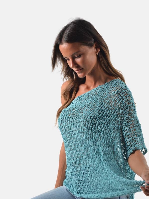 Hands To Hearts - Wholesale Knit Top - Women's - Soul Warmer Crocheted Sleeveless21