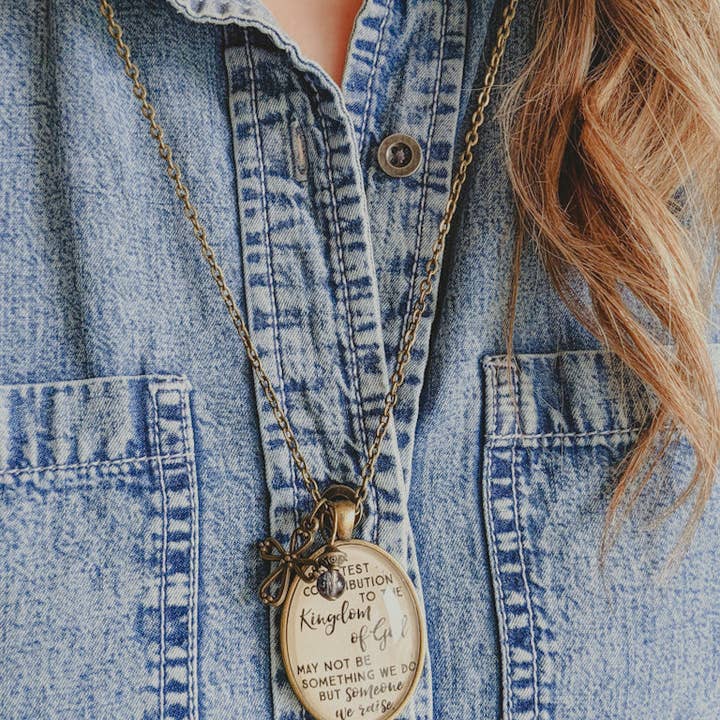 Unser größter Beitrag zur Halskette „Königreich Gottes“ für den Großhandel von Ivy Barn Designs