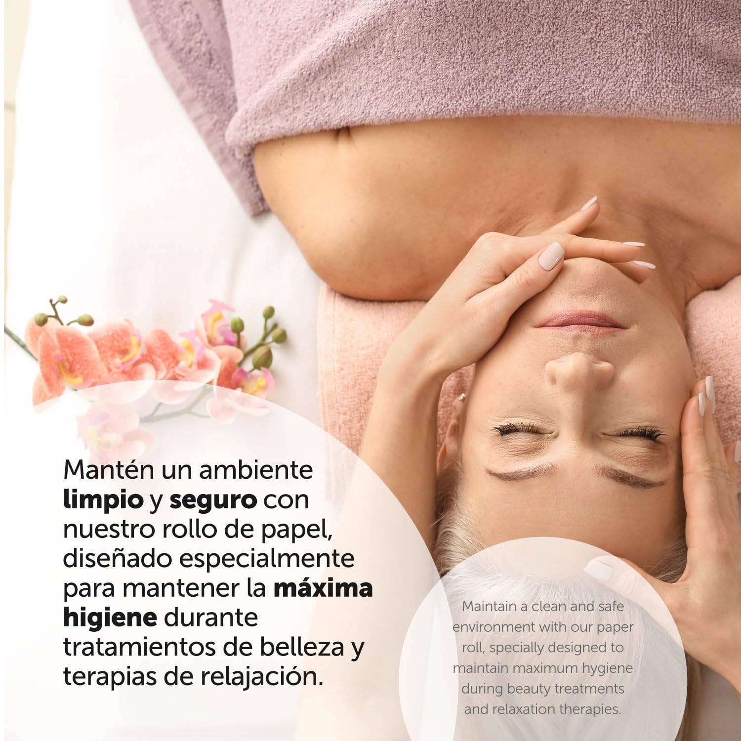 MEDEL OFFICE - Vendita all'ingrosso Attrezzature per lavoretti e fai da te - Rotoli di carta laminata per lettini medici e spa (3 pezzi)1