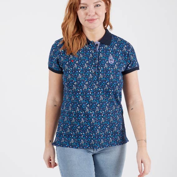 BALADE EN PROVENCE polo met korte mouwen voor wholesale door Black Wellis