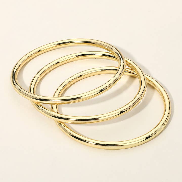 3PCS - Bracelets en métal à plusieurs couches pour la vente par Sensibling Corp.