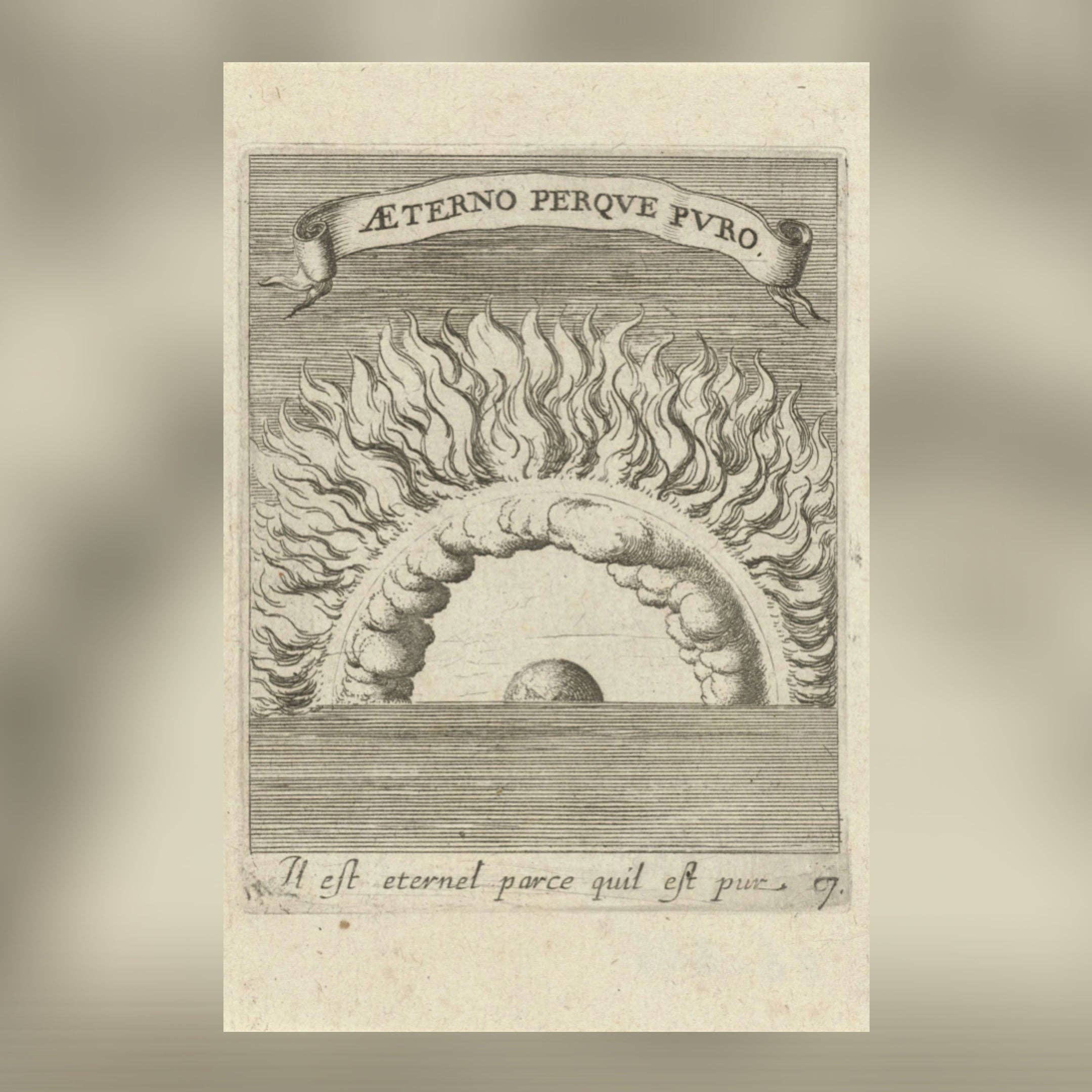 Print Pothecary - Wholesale Art Print - Fiery Sky Canvas Print - Apothecary Art for Home or Office - Apothecary Decor2