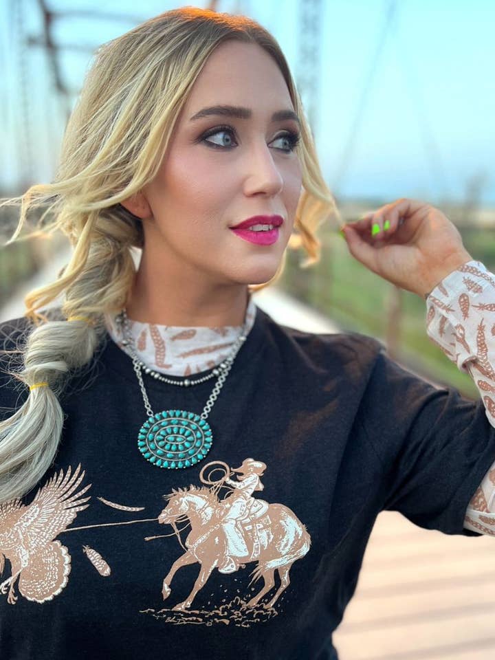 Sterling Kreek - Wholesale Blouse - Women's - Gobble Till You Wobble Mesh Top