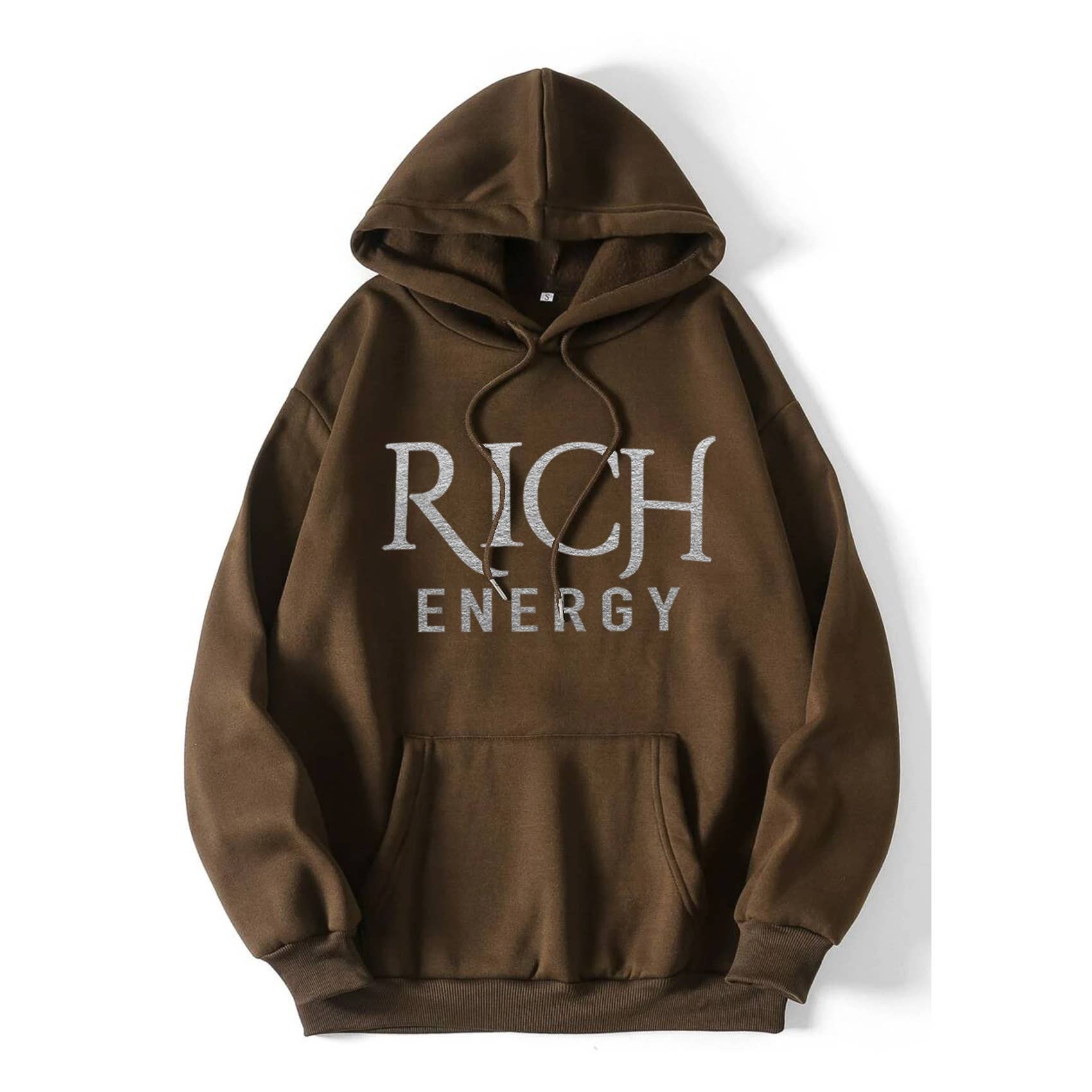 crashangel.us - Wholesale Hoodie - Women's - DOH-L4538 RICH ENEERGY SILVER FOIL GRAPHIC HOODIE3