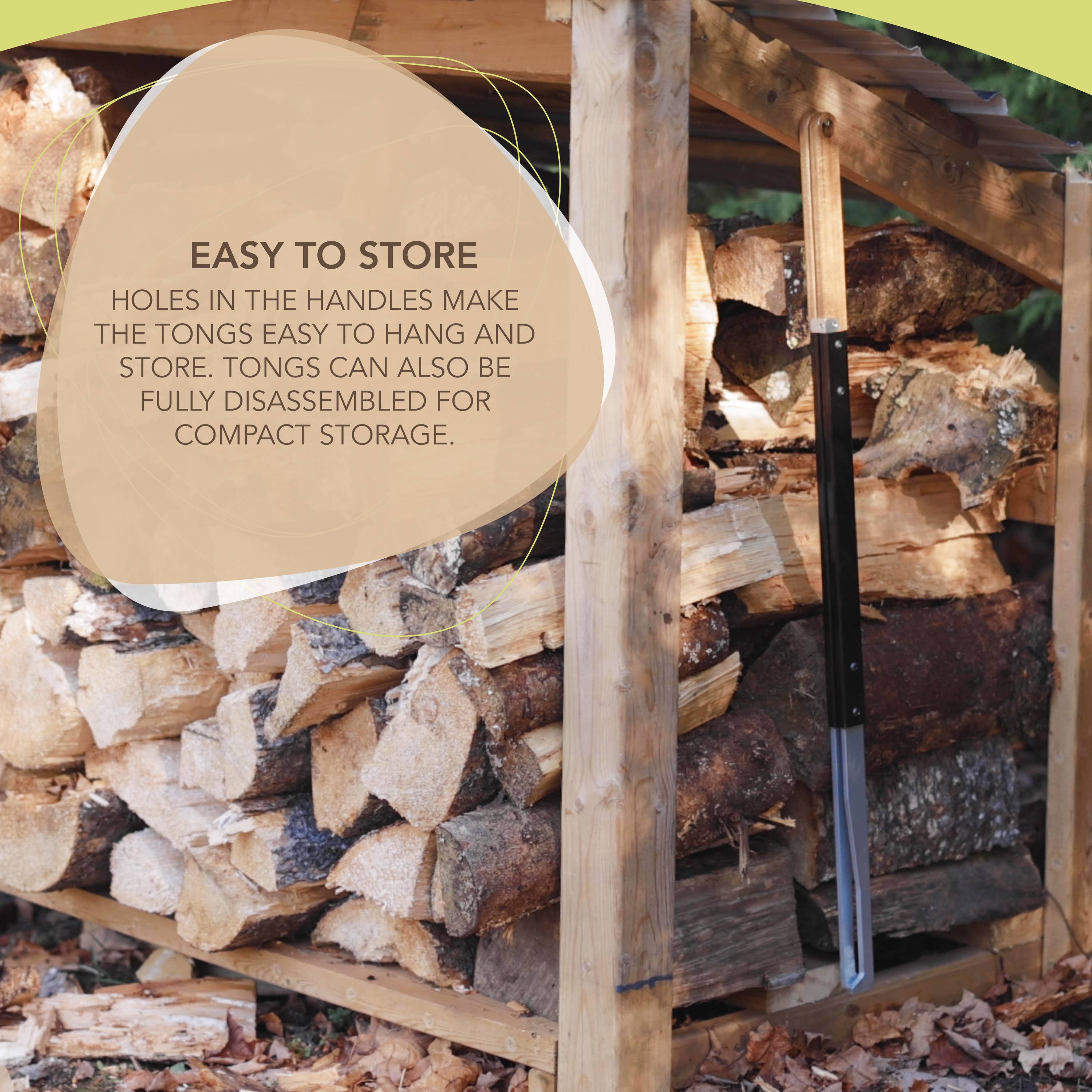 KABIN – wholesale Handy tool – Fire Tongs Firewood Log Grabbers3