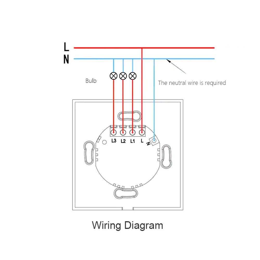 ENER-J – wholesale Power adapter – Smart 1 Gang Wifi Touch Switch No Neutral Needed7