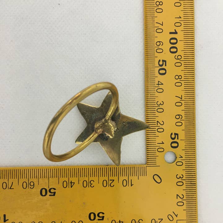 Bronze Betty - Wholesale Napkin ring - Star Napkin Holder, Bronze Handmade3