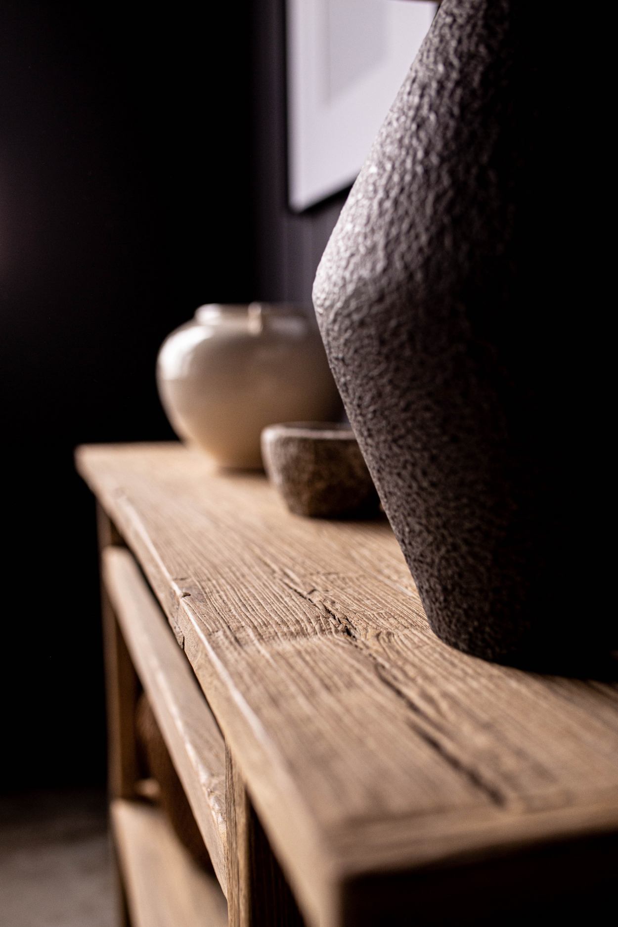Luxe B Co - Wholesale Console Table - Alameda Reclaimed Elm Wood Console Entry Way Table 5
