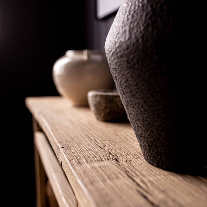 Luxe B Co - Wholesale Console table - Alameda Reclaimed Elm Wood Console Entry Way Table 5