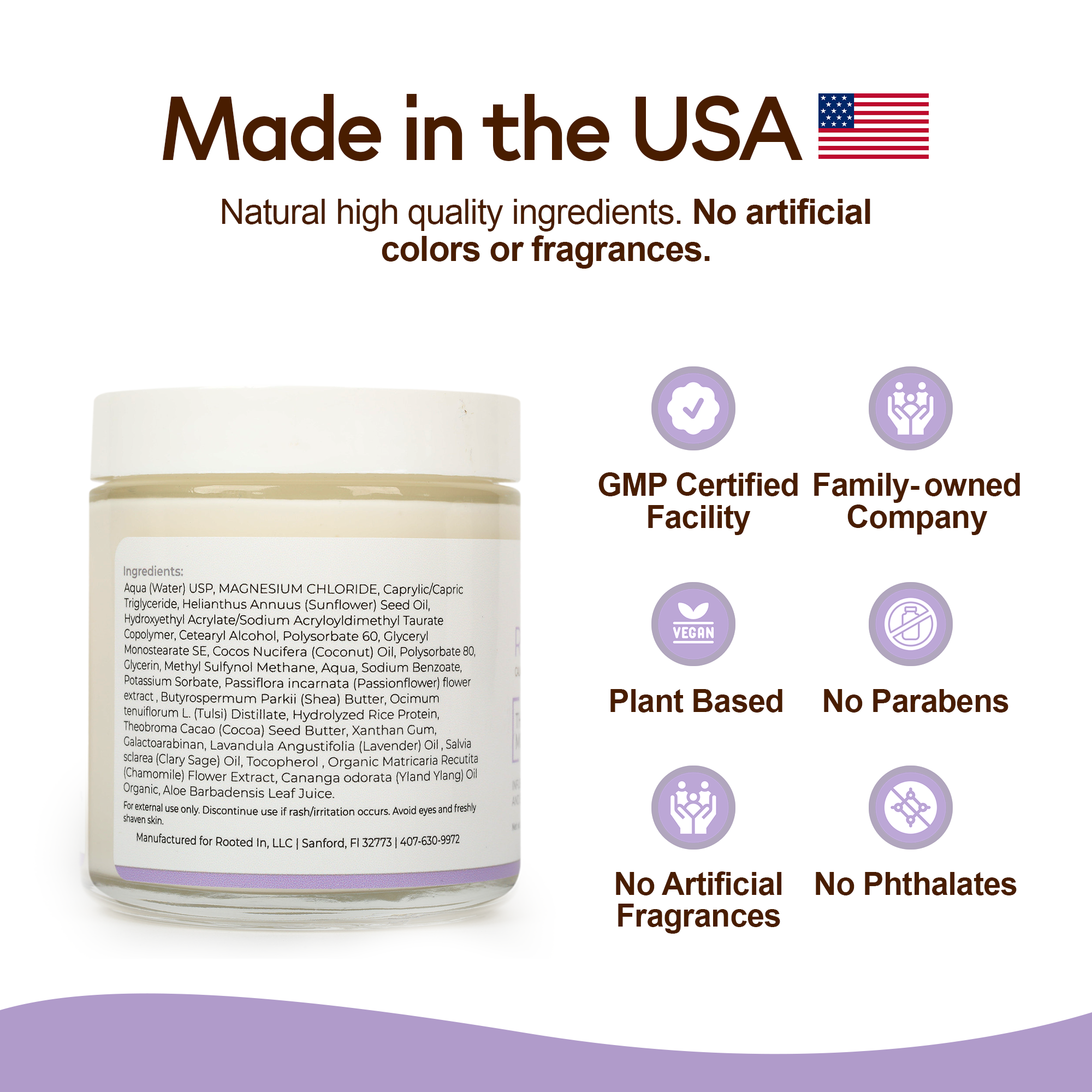 Rooted In - Wholesale Body Cream/Lotion - Rest Magnesium Cream for Sleep7