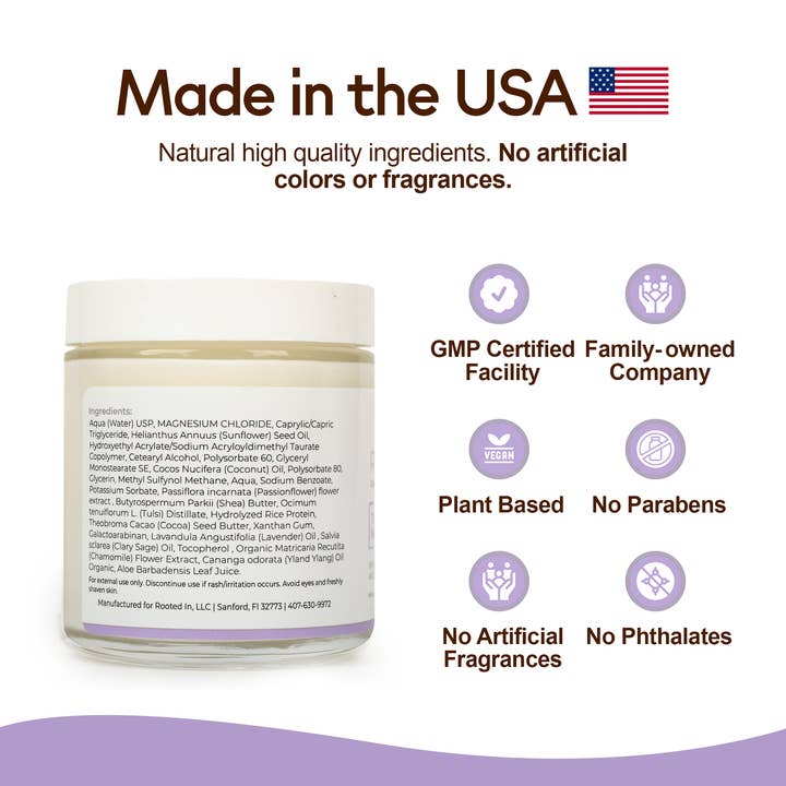 Rooted In - Wholesale Body Cream/Lotion - Rest Magnesium Cream for Sleep7