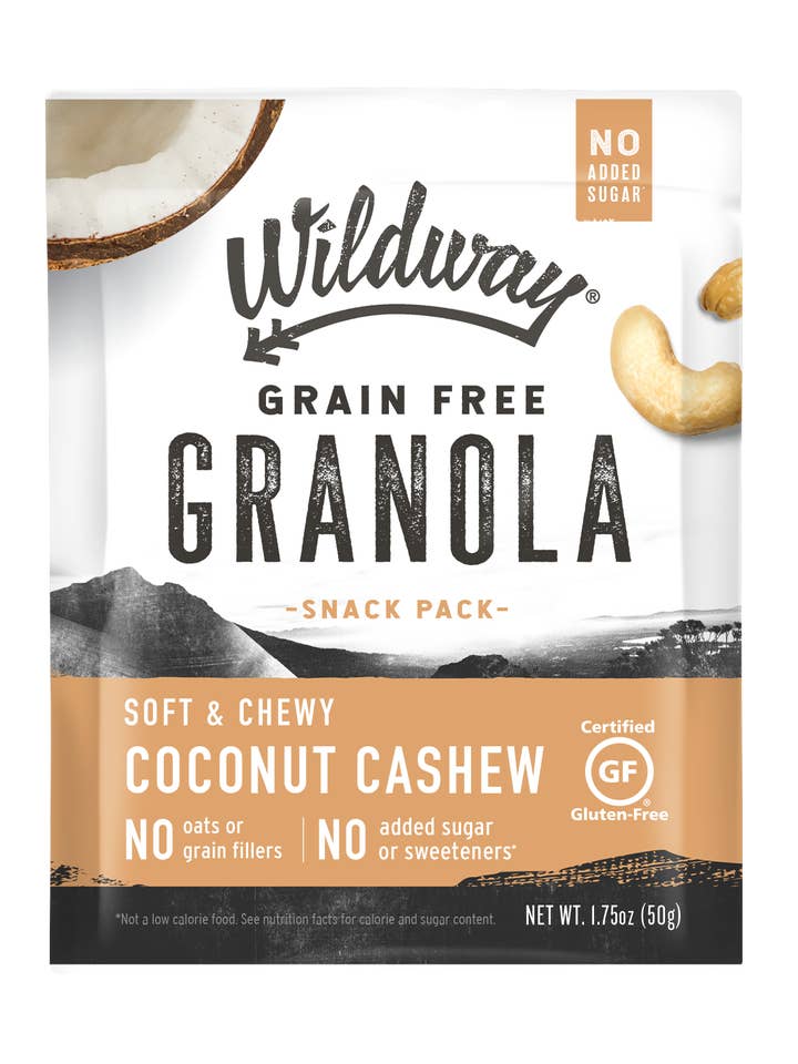 Coconut Cashew Grain-Free Granola - Single Serve for wholesale by Wildway