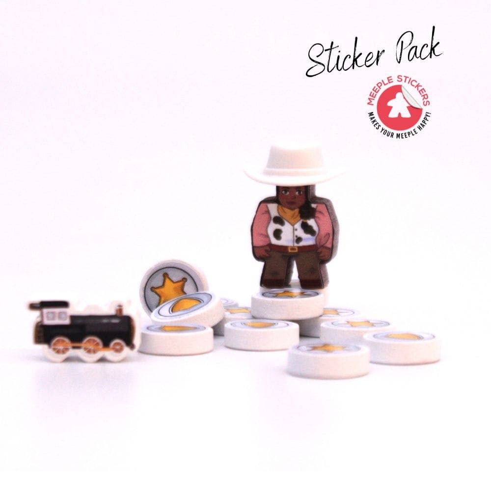 Meeple Stickers – Engroshandel Brætspil – The Great Western Trail - Argentina Klistermærkesæt4