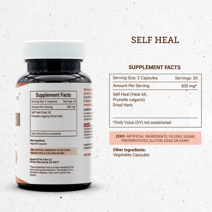 Secrets Of The Tribe - Wholesale Oral Supplement/Vitamin - Self Heal Capsules