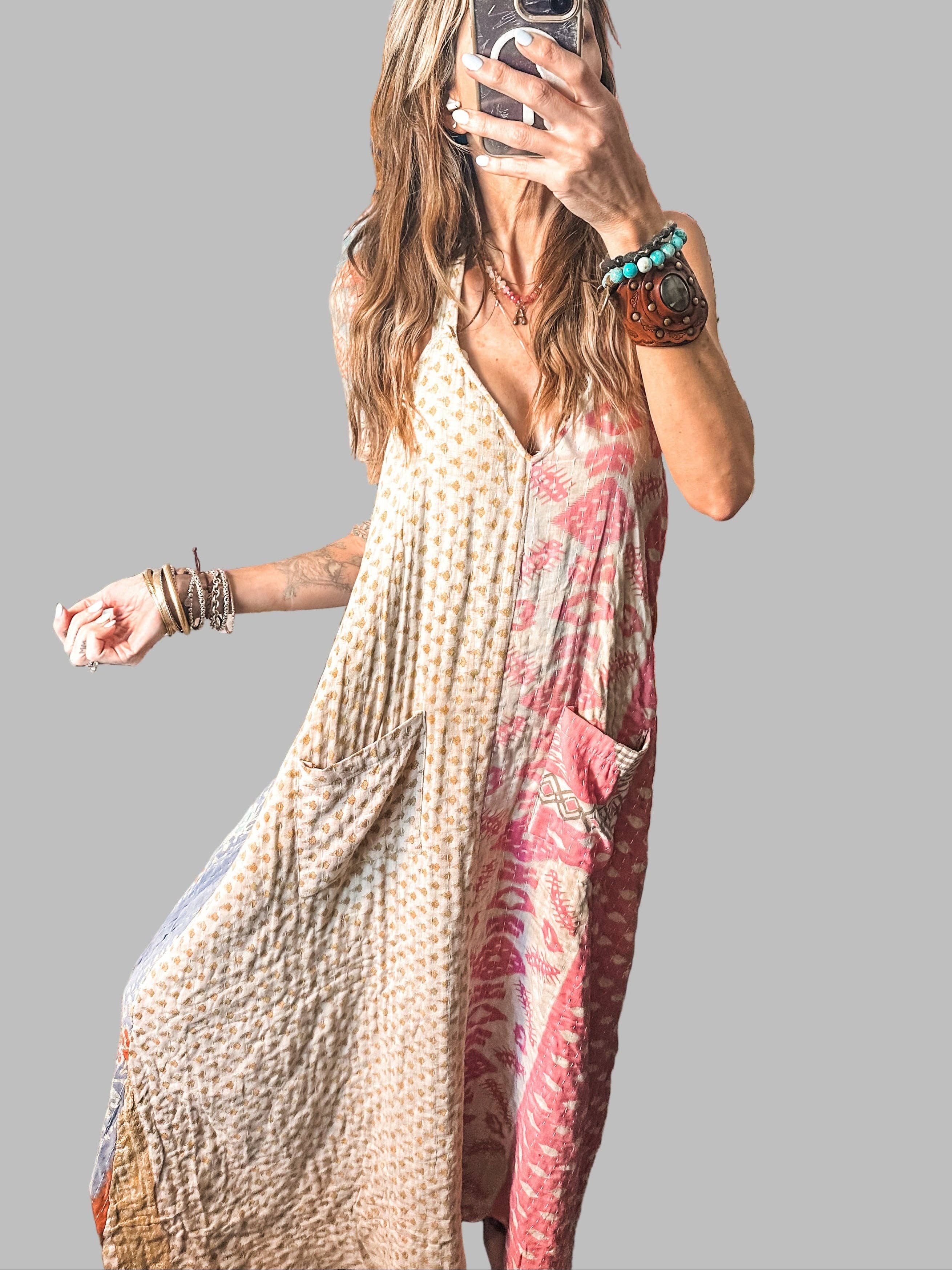 PiPPY | Kantha Clothing - Wholesale Jurk - Dames - Kantha Maxi-jurk - de Lottie1