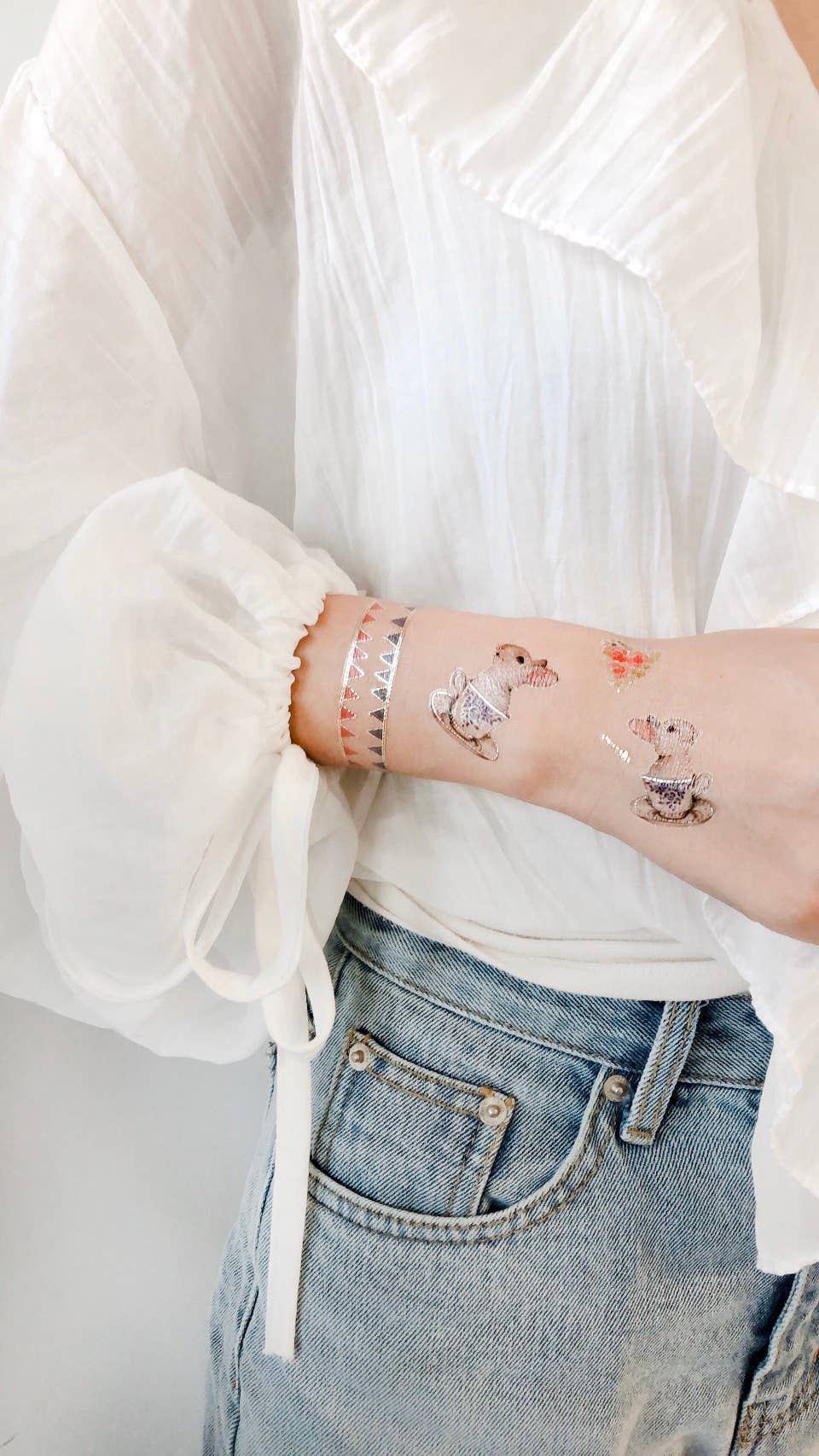 PAPERSELF - Wholesale Temporary Tattoo - The Rabbits' Tea Party Temporary Tattoos Stickers5