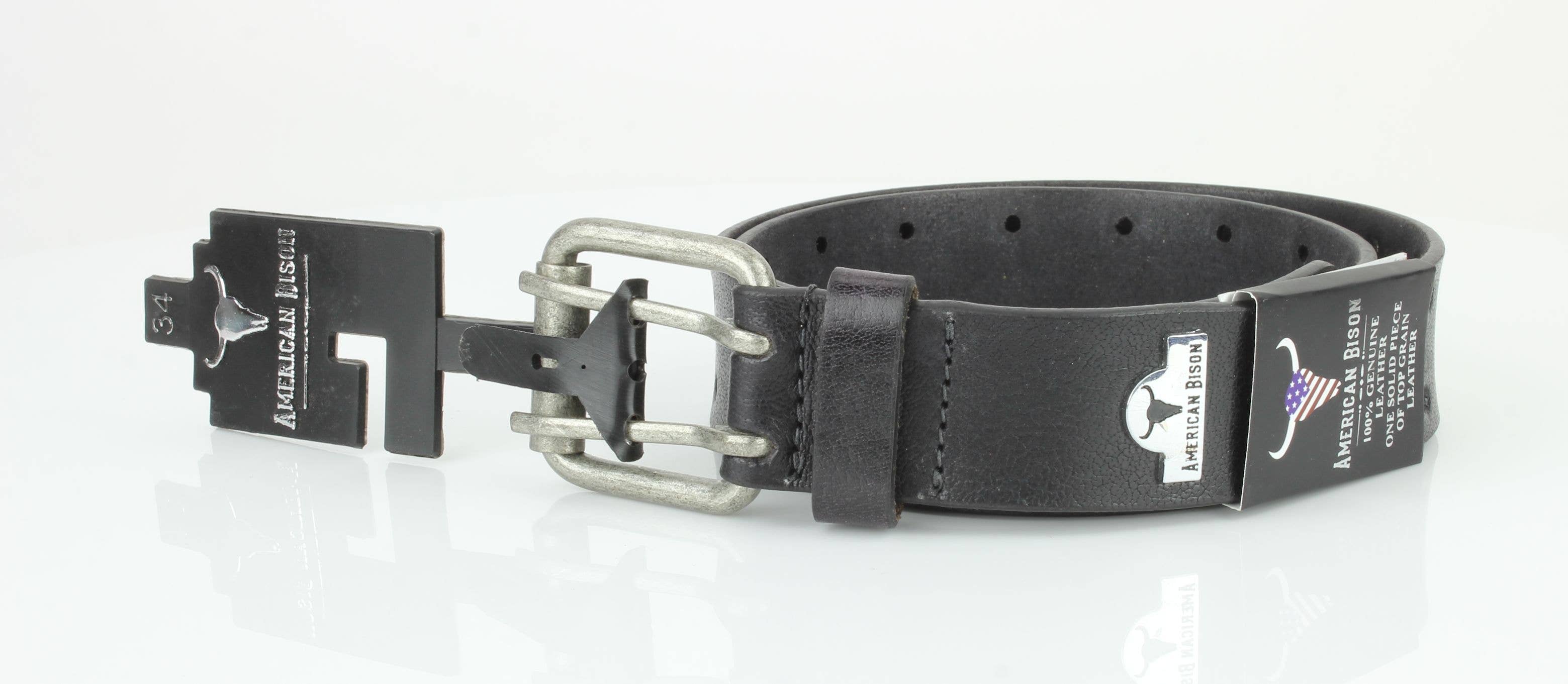Leather Impressions Inc – wholesale Belt – Men's – Double Prong Full Grain Leather Belt ABB 008 2