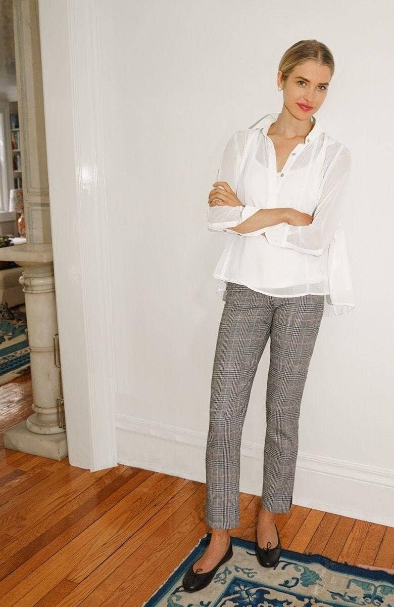 Gretchen Scott LLC - Wholesale Blouse - Women's - Chiffon Seamed Top13