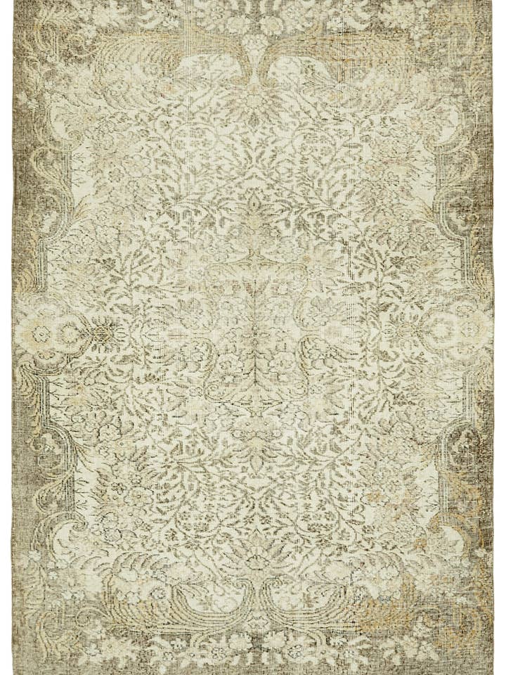 6x9 Beige Turkse Handgemaakte Vloerkleed - 41511 voor wholesale door RUG N CARPET