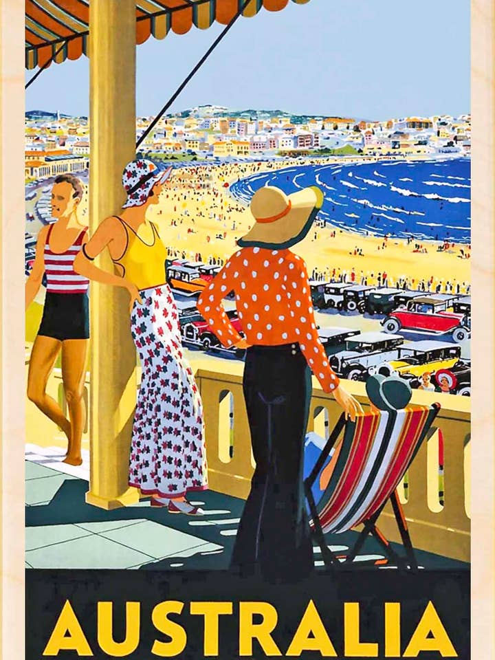 Australie - Souvenirs écologiques pour la vente par THE WOODEN POSTCARD COMPANY