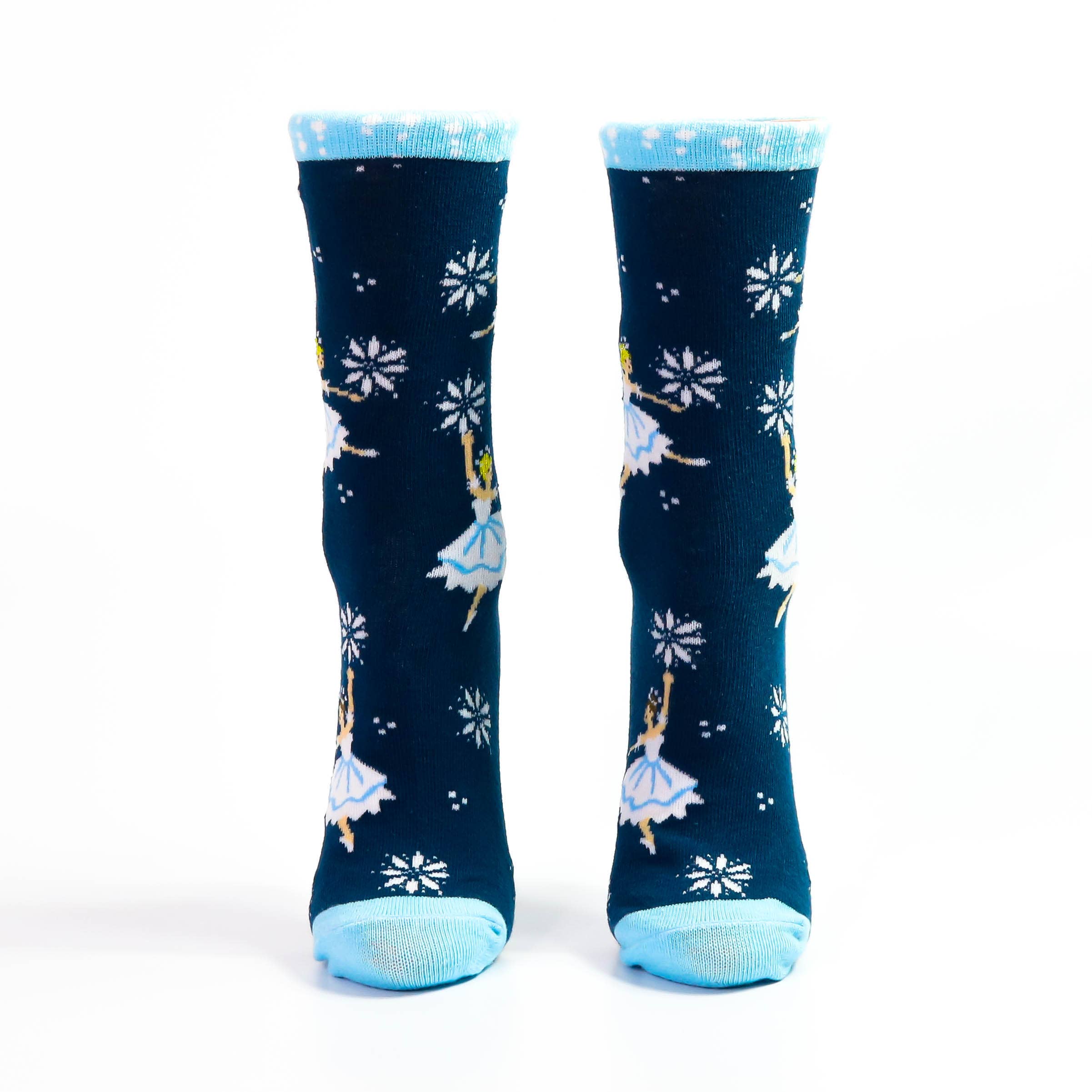 Nutcracker Ballet Gifts - Wholesale Socks - Kids - Snow Scene Dancers Lightweight Socks Kids1