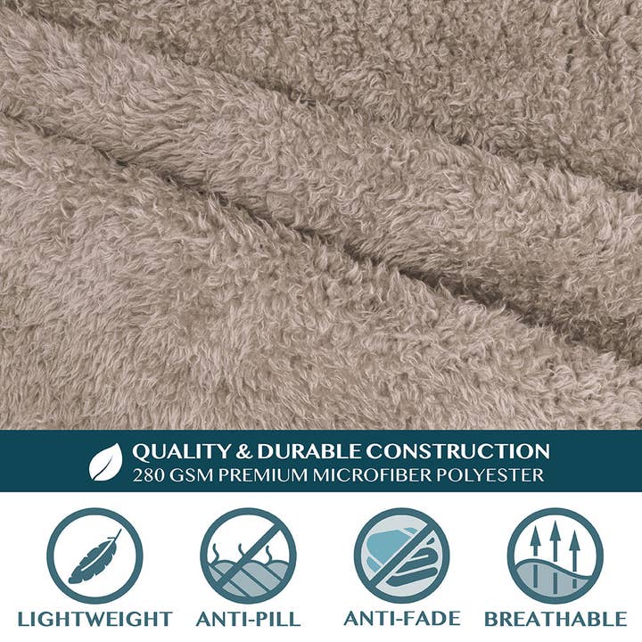 Pavilia - Wholesale Throw Blanket - Sherpa Fluffy Blanket with Sleeves38