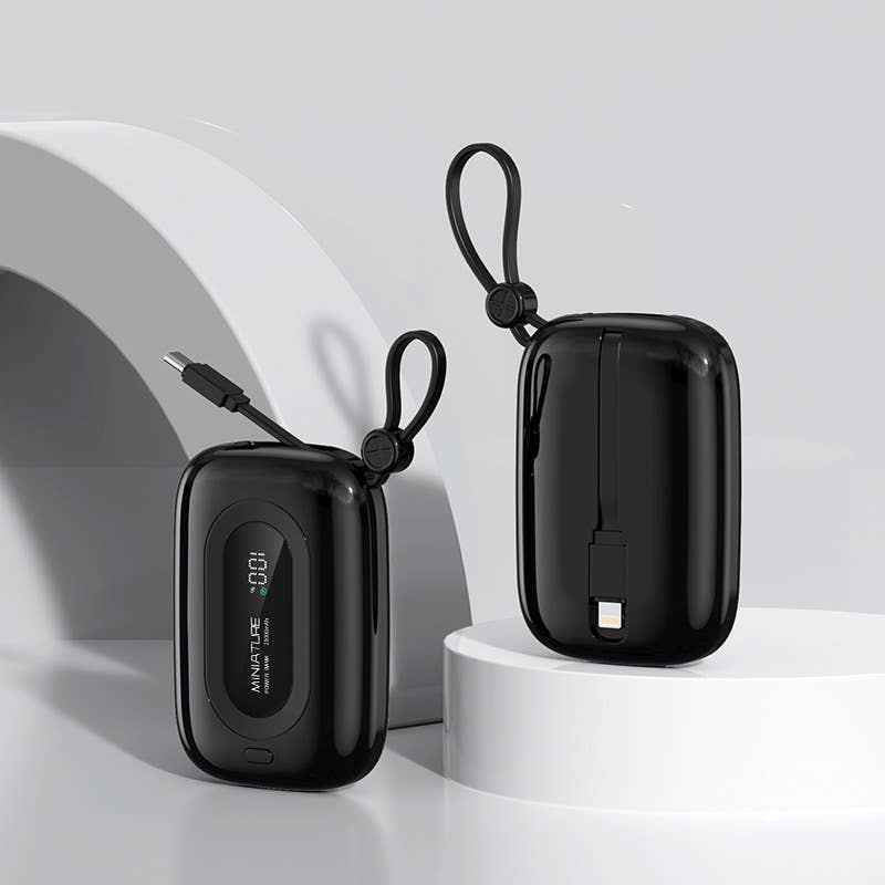 Tech Trendz - Wholesale Portable Charger - 8000 mAh Power Bank w/Cables0