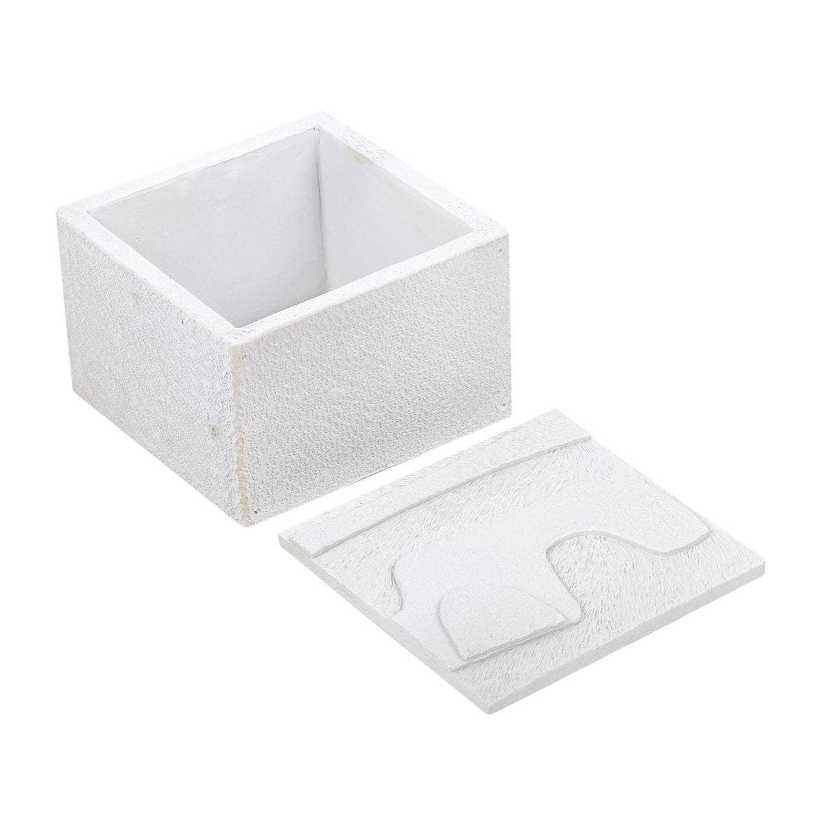 Truu Design - Wholesale Decorative Box - Truu Design Decorative Storage Box, Textured Polyresin1
