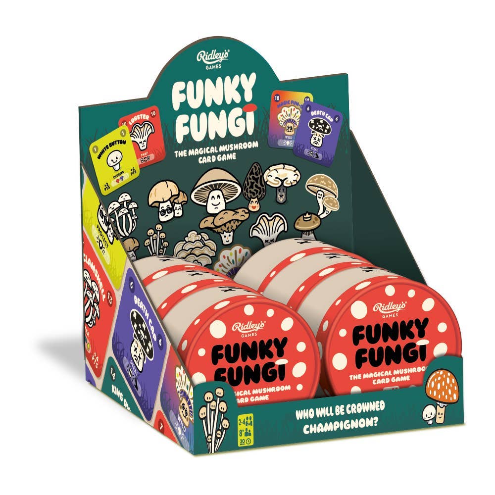 Chronicle Books - Wholesale Card Game - Funky Fungi CDU of 60