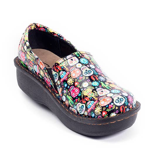 Ducky Nursing Shoe in Sugar Skull III for wholesale by Savvy