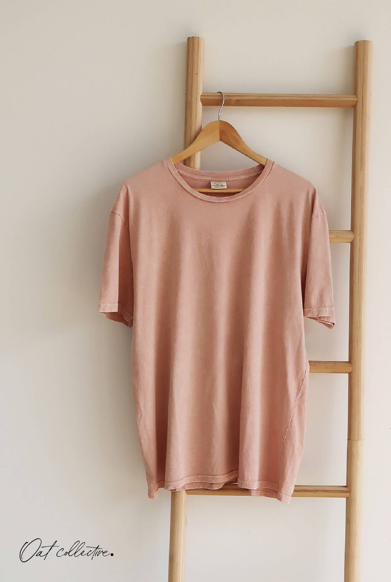 OAT COLLECTIVE - Wholesale T-Shirt - Women's - PREMIUM BASIC MINERAL Oversized Top0