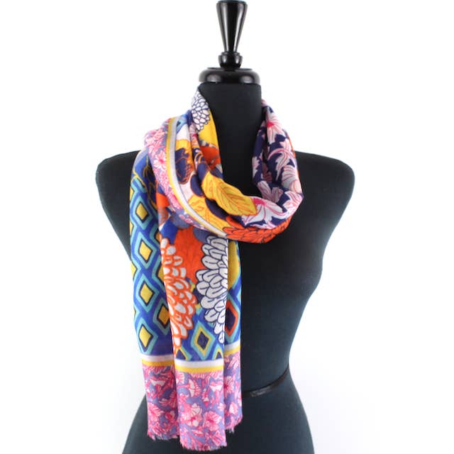 Pretty Persuasions - Wholesale Scarf - Women's - S23046 Montego View Lightweight Scarf18