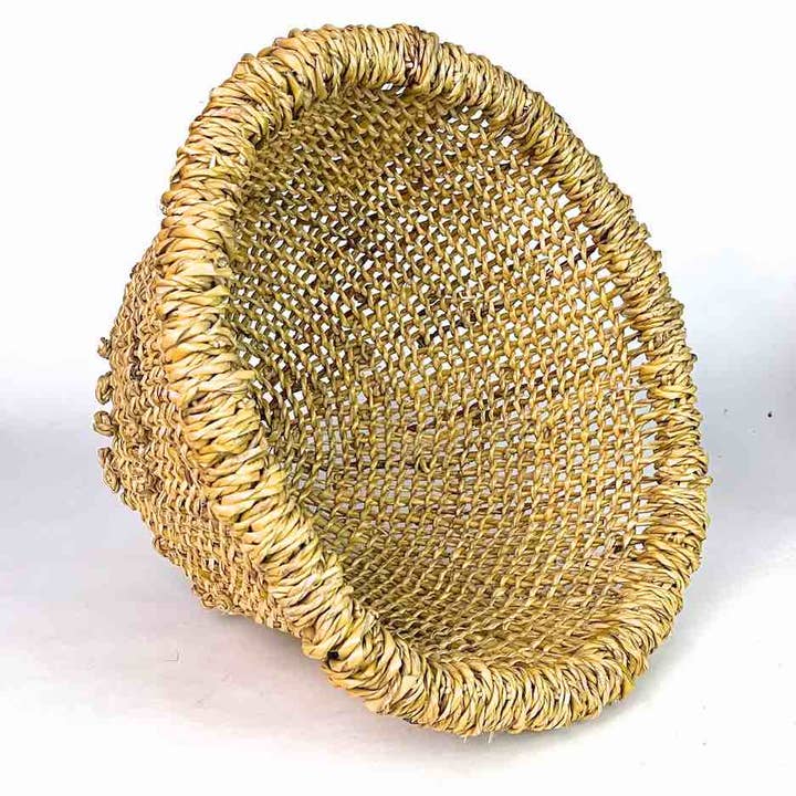 The Niger Bend - Vendita all'ingrosso Cestini - Cestino in stile «setaccio» in paglia profonda su supporto «ciambella» - Burkina Faso4