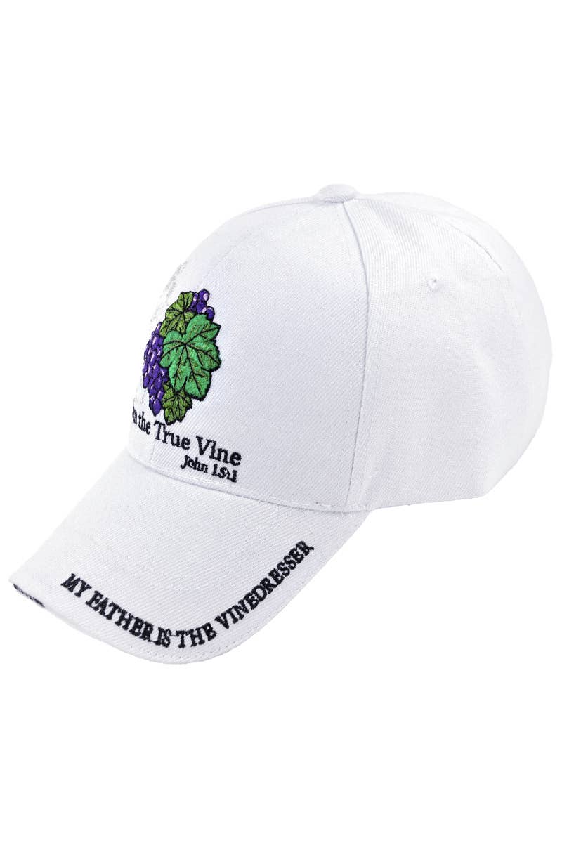 Cap Zone - Wholesale Baseball Cap - Men's - The True Vine Acrylic Velcro Back Baseball Cap5